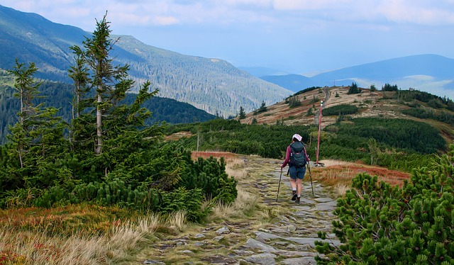 pěší turistika v Beskydech